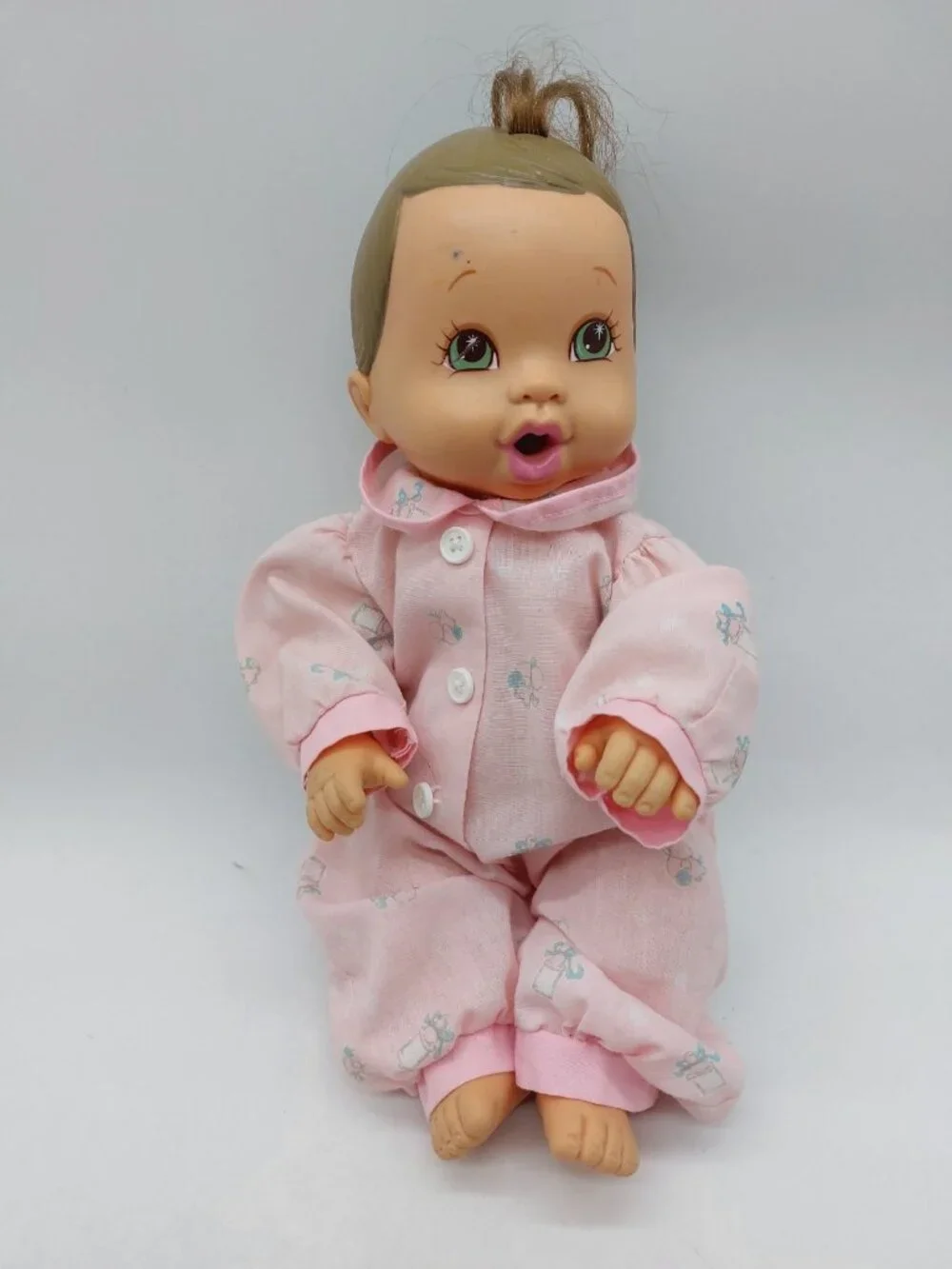 ERTL Coochy Coo Baby Rubber Doll No Sound READ